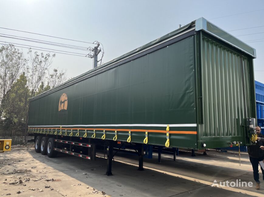 新带侧帘半挂车 3 axles Curtain side semi-trailer