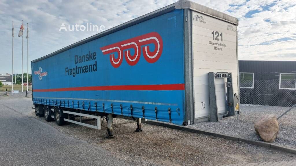 Semi-remorque à rideaux coulissants AMT 2 akslet city-gardintrailer med lift - Autoline