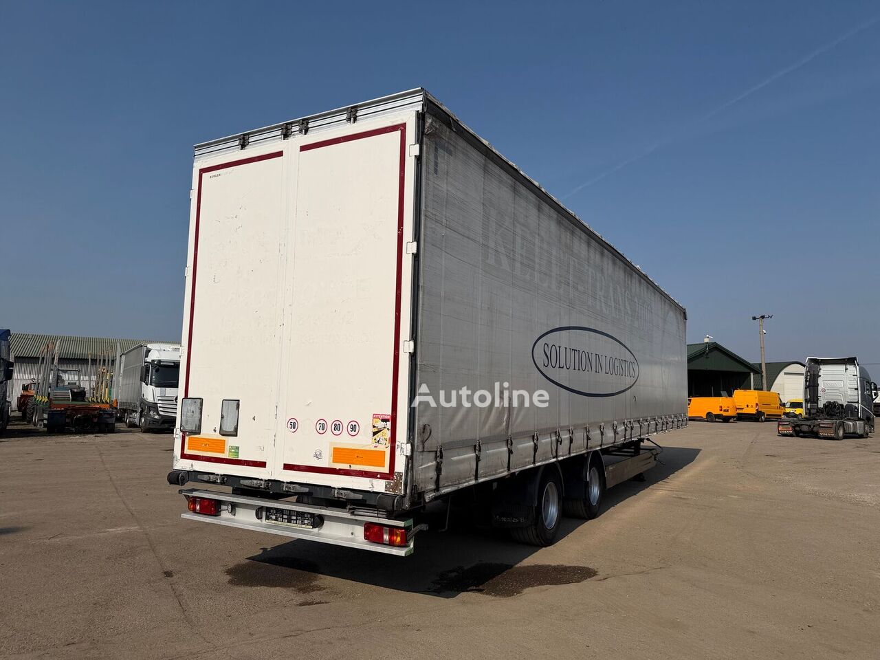 Berger LT vin 631 Schiebeplanenauflieger - Autoline