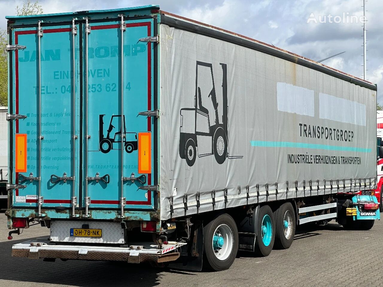 Bulthuis SCHUIFZEIL / DISC-BRAKES / STUUR-AS / APK curtain side semi-trailer