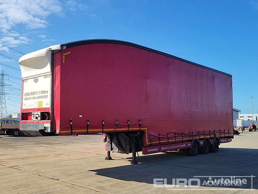 semi-remorque à rideaux coulissants Cartwright Tri Axle Double Deck Curtainsider Trailer