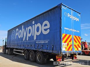 semi-remorque &agrave; rideaux coulissants Concept Tri Axle Curtainsider Trailer