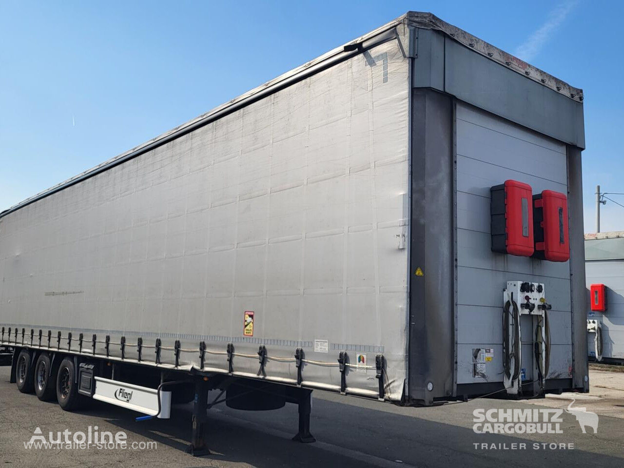 полуприцеп штора Fliegl Curtainsider Mega