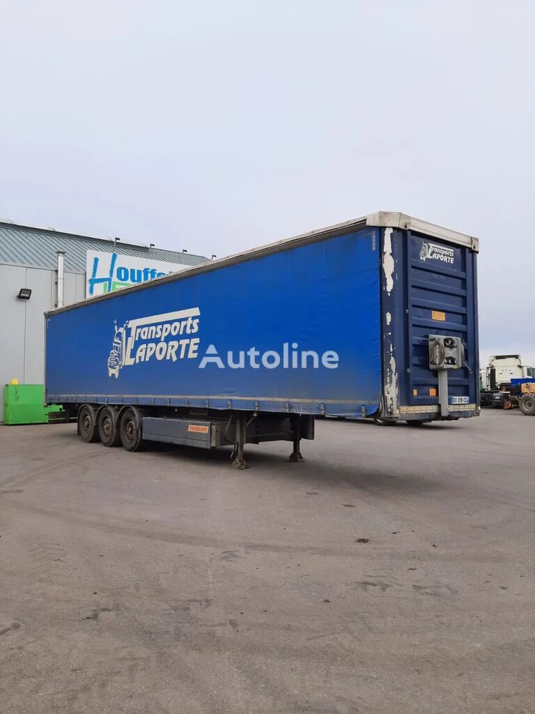 semi-reboque com cortina lateral Fruehauf 3 axles BPW