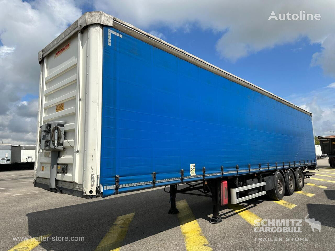 Fruehauf Curtainsider Standard poluprikolica sa kliznim ceradom