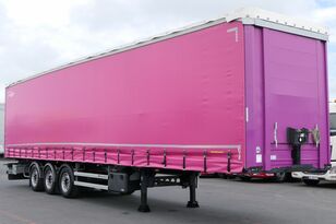 Fruehauf LECITRAILER /FIRANKA / BARDZO MOCNA PODŁOGA SZYNA-DESKA / SAF /  curtain side semi-trailer