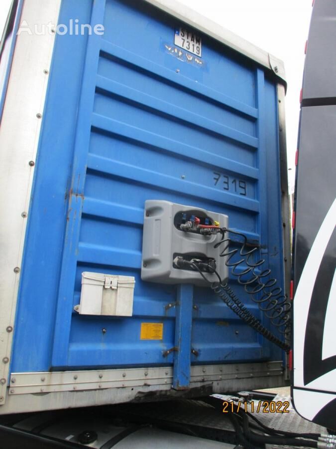 Fruehauf PLSC 3 essieux curtain side semi-trailer