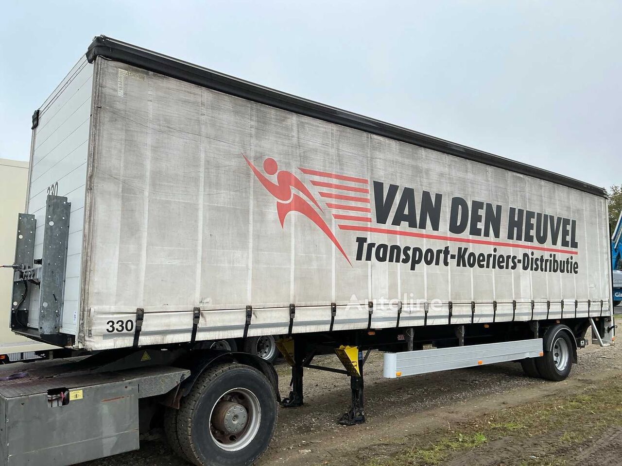 Groenewegen DRO-12-10- B poluprikolica sa kliznim ceradom - Autoline