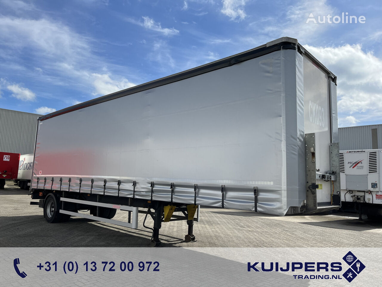 Groenewegen DRO-12-10 B City / Schuifzeil curtain side semi-trailer