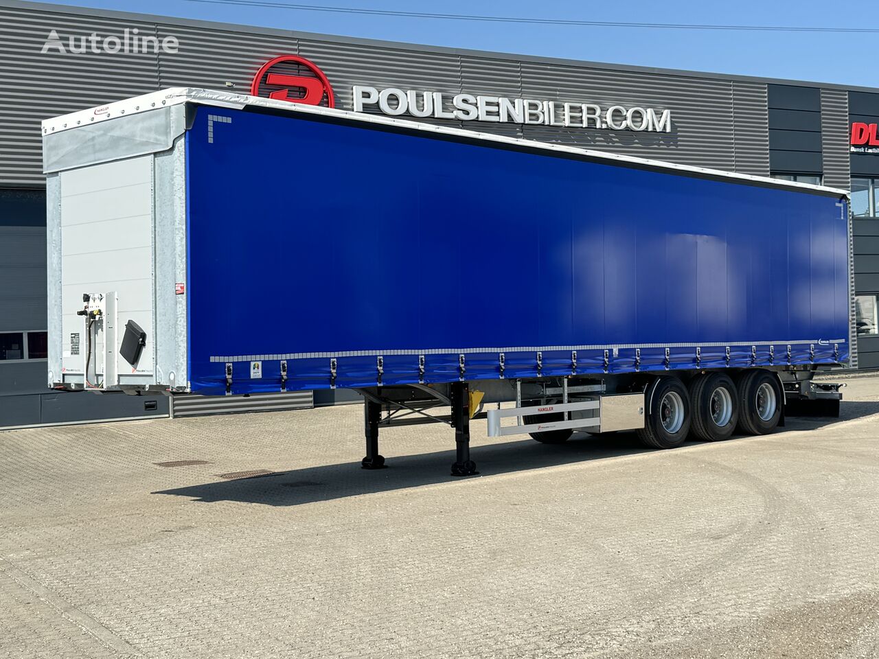 new Hangler curtain side semi-trailer