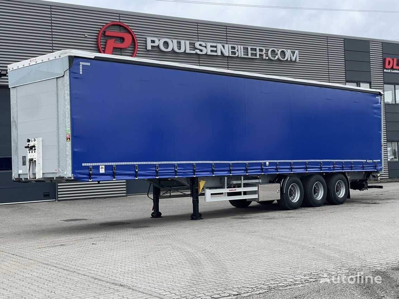 new Hangler Zepro lift + hævetag curtain side semi-trailer