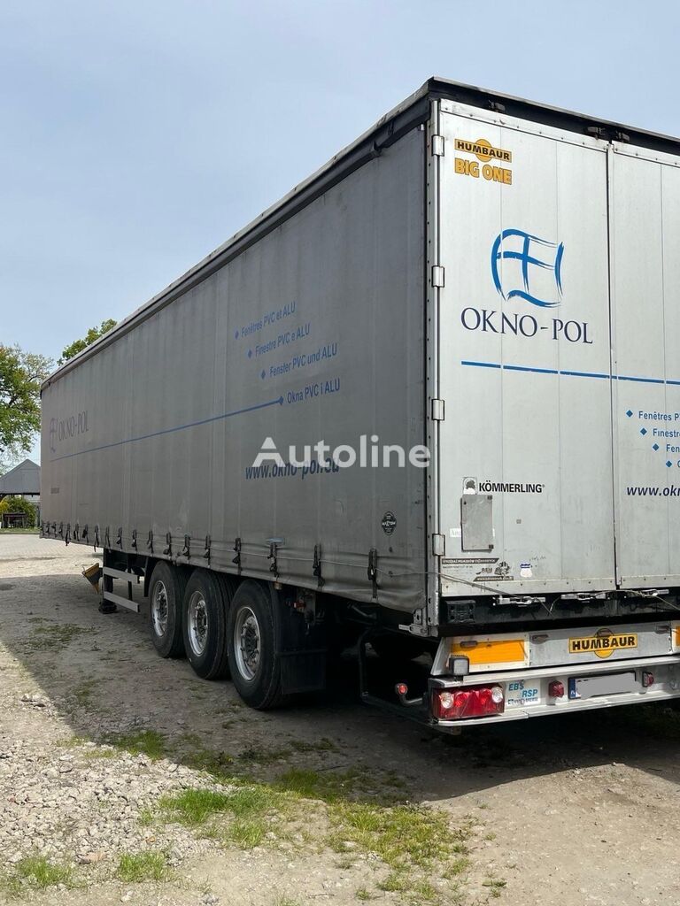 Humbaur curtain side semi-trailer