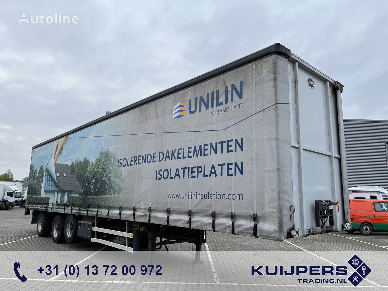 Jumbo DO 270E / Curtainside curtain side semi-trailer