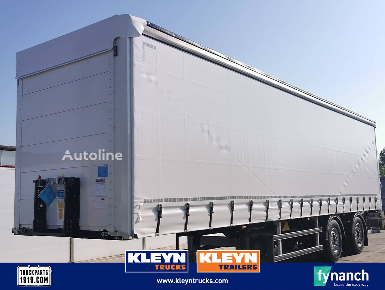 semi-remorque à rideaux coulissants KLEYN TRAILERS  PRSH 18 TRI 2 AXLE LIFT-STEER