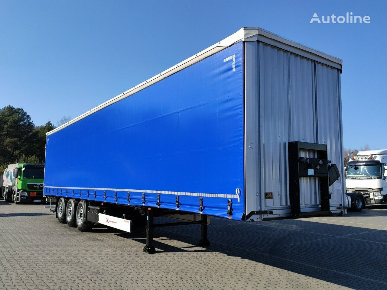 Kässbohrer Maxima XS Standard Super Stan Nowe Firany !!! curtain side semi-trailer