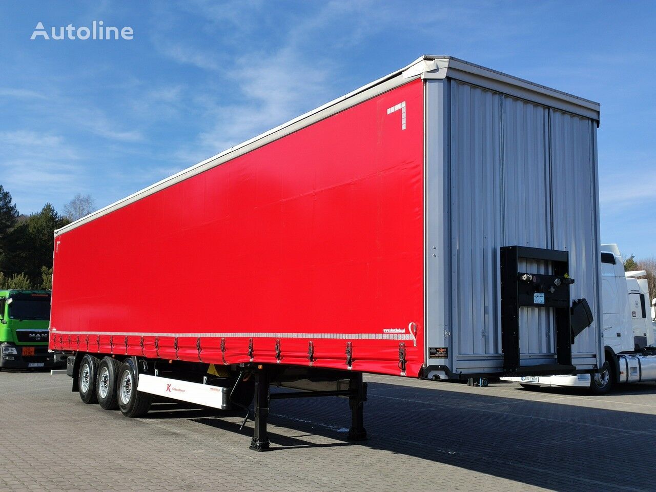 Kässbohrer Maxima XS Standard Super Stan Nowe Firany !!! curtain side semi-trailer