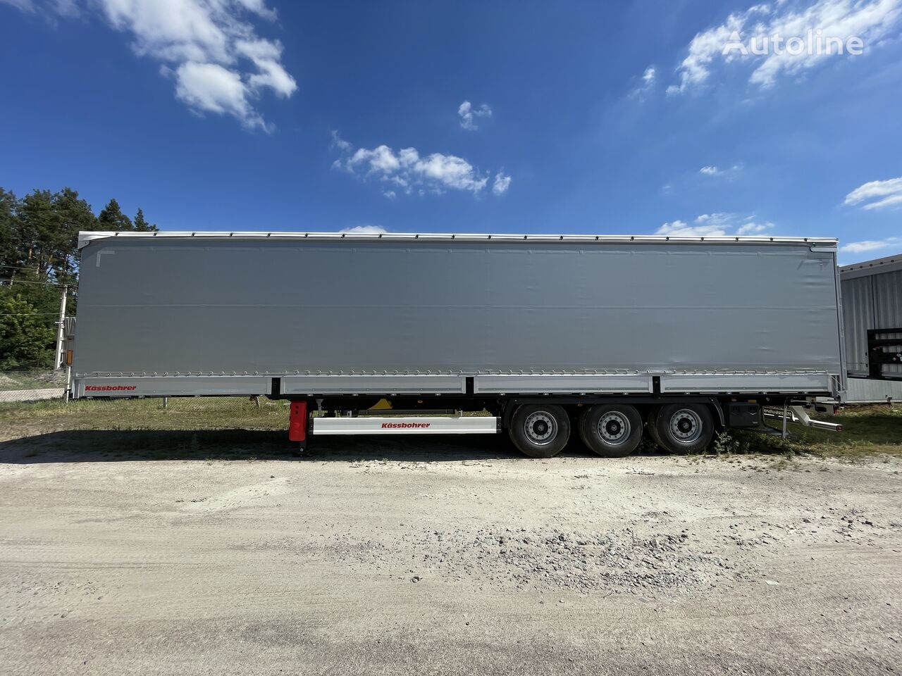 new Kässbohrer SCS v naiavnosti Kyiv curtain side semi-trailer