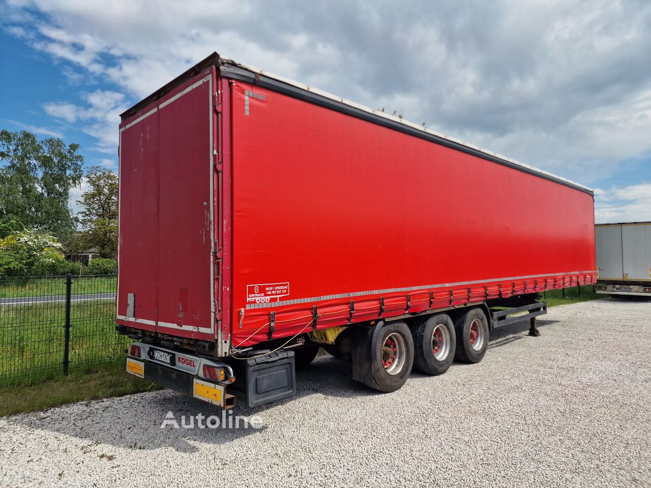 Semiremorcă cu prelată cortina Kögel 2012 FIRANKA - BPW - BĘBNY - Autoline
