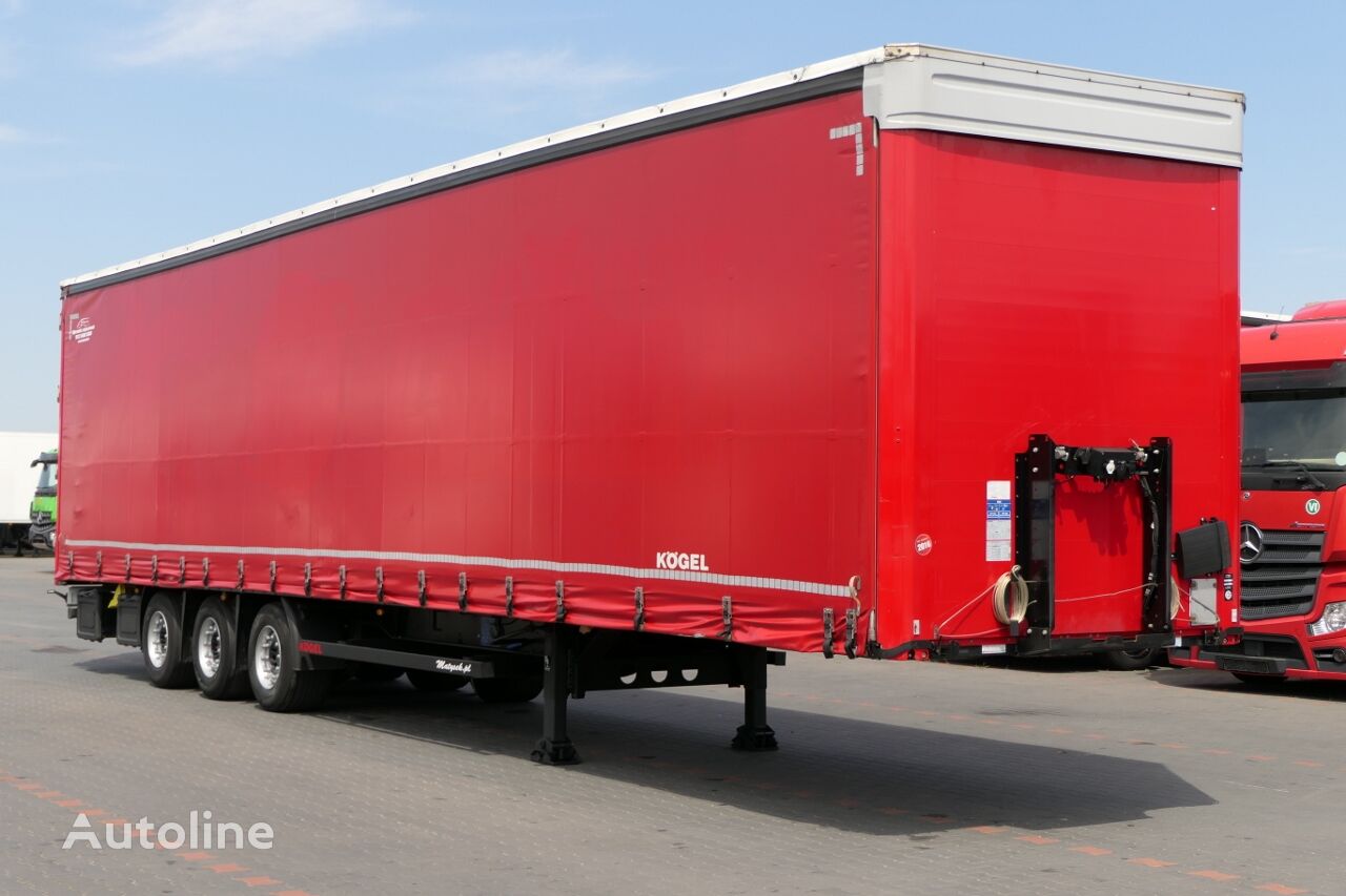 Kögel FIRANKA MEGA / LOWDECK / DACH PODNOSZONY / OSIE SAF curtain side semi-trailer