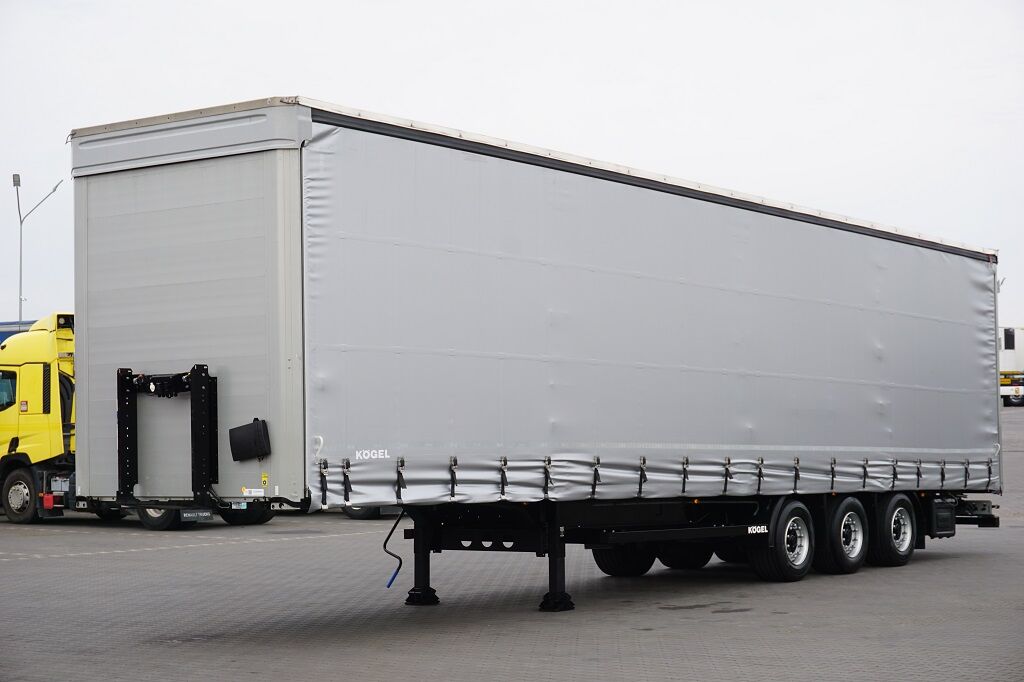 Kögel FIRANKA / MEGA / MULTI LOCK / XL / OŚ PODNOSZONA curtain side semi-trailer