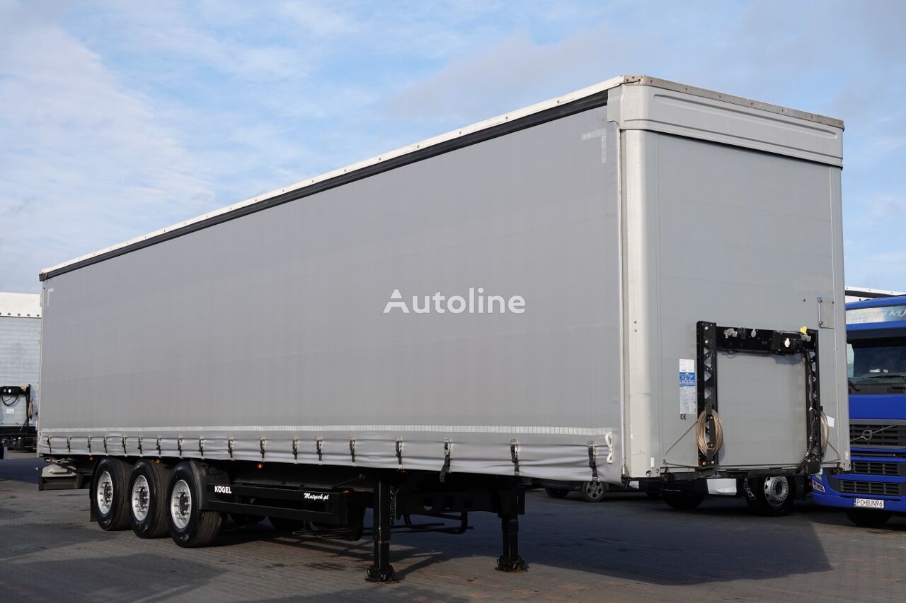 Kögel FIRANKA STANDARD / OPONY 100 % / MAŁO UŻYWANA / 2018 ROK  curtain side semi-trailer - Autoline