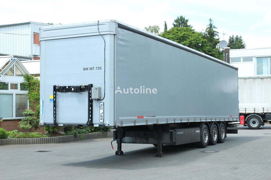 Kögel Plane Edscha Liftachse Pal.-Kasten RSAB curtain side semi-trailer