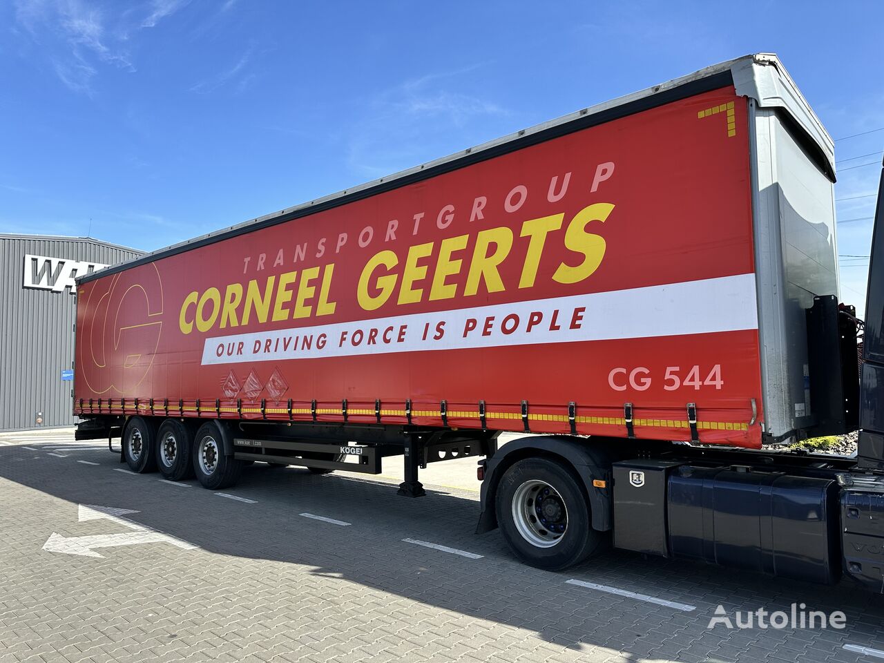 Kögel S 24 curtain side semi-trailer