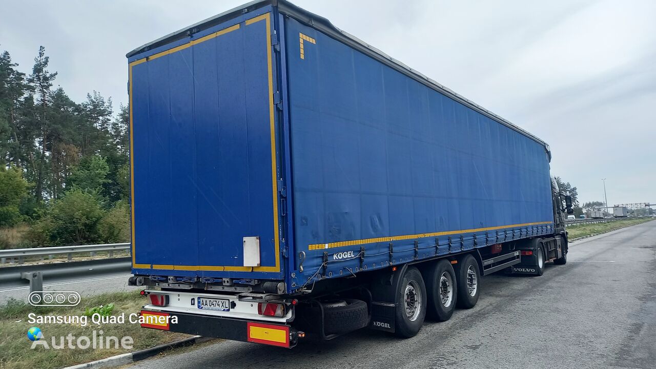 semi-trailer dengan terpal samping Kögel S24