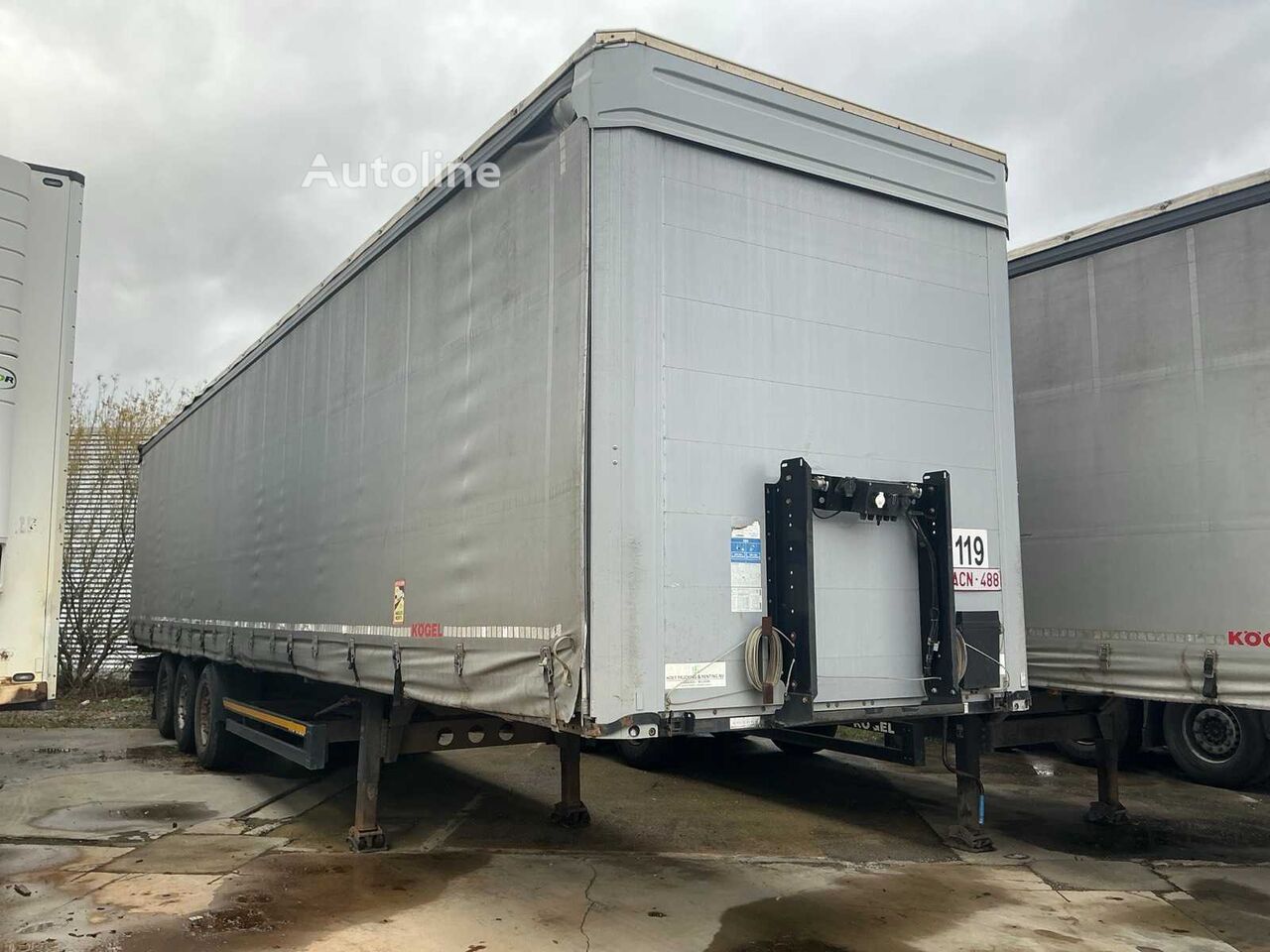 Kögel S24-1 oplegger schuifzeil - Autoline