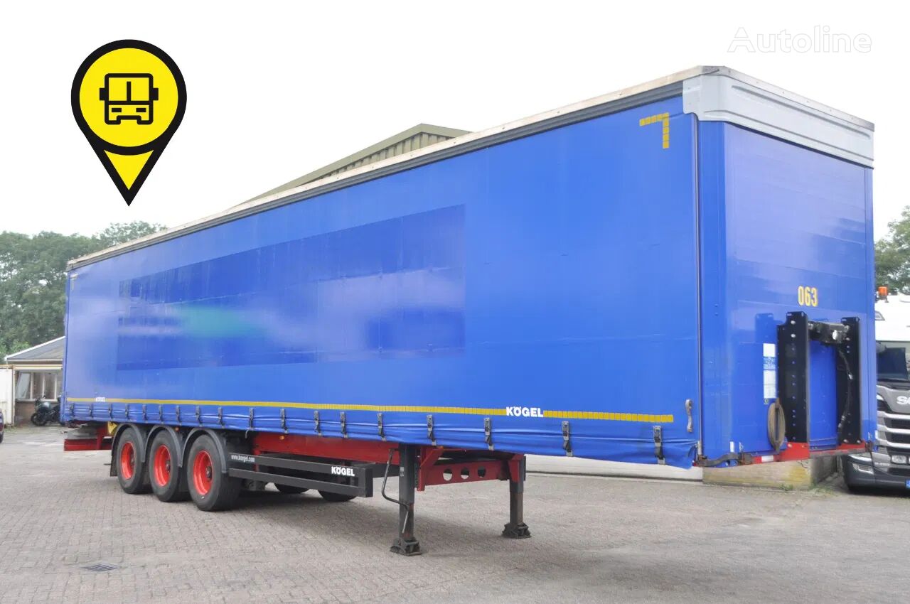 Kögel S24-1 2017. 3x SAF. NL-TRAILER semi-trailer med gardinkapell