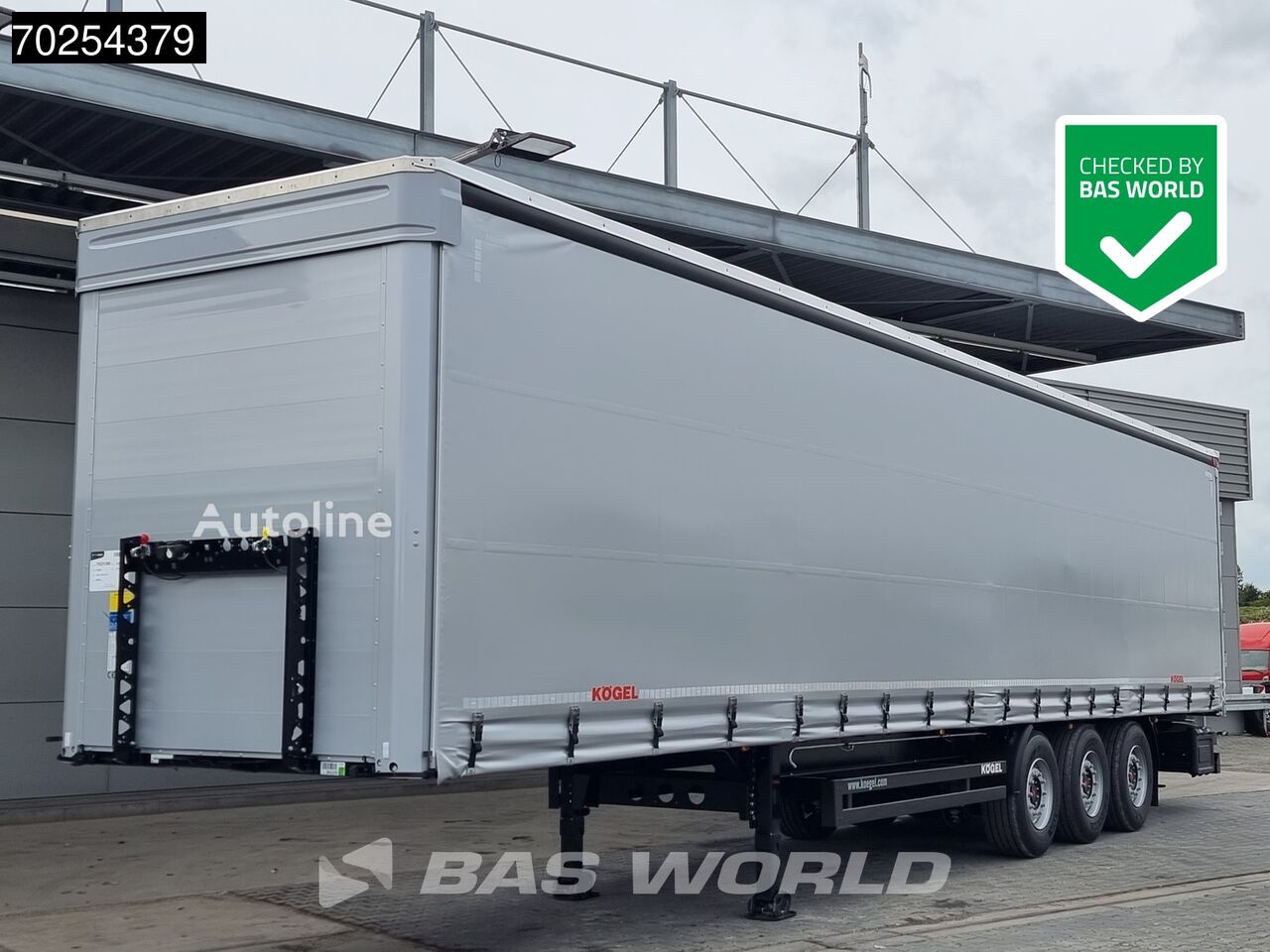 Новый полуприцеп штора Kögel S24-1 3 axles NEW-UNUSED BPW Liftachse Edscha - Autoline