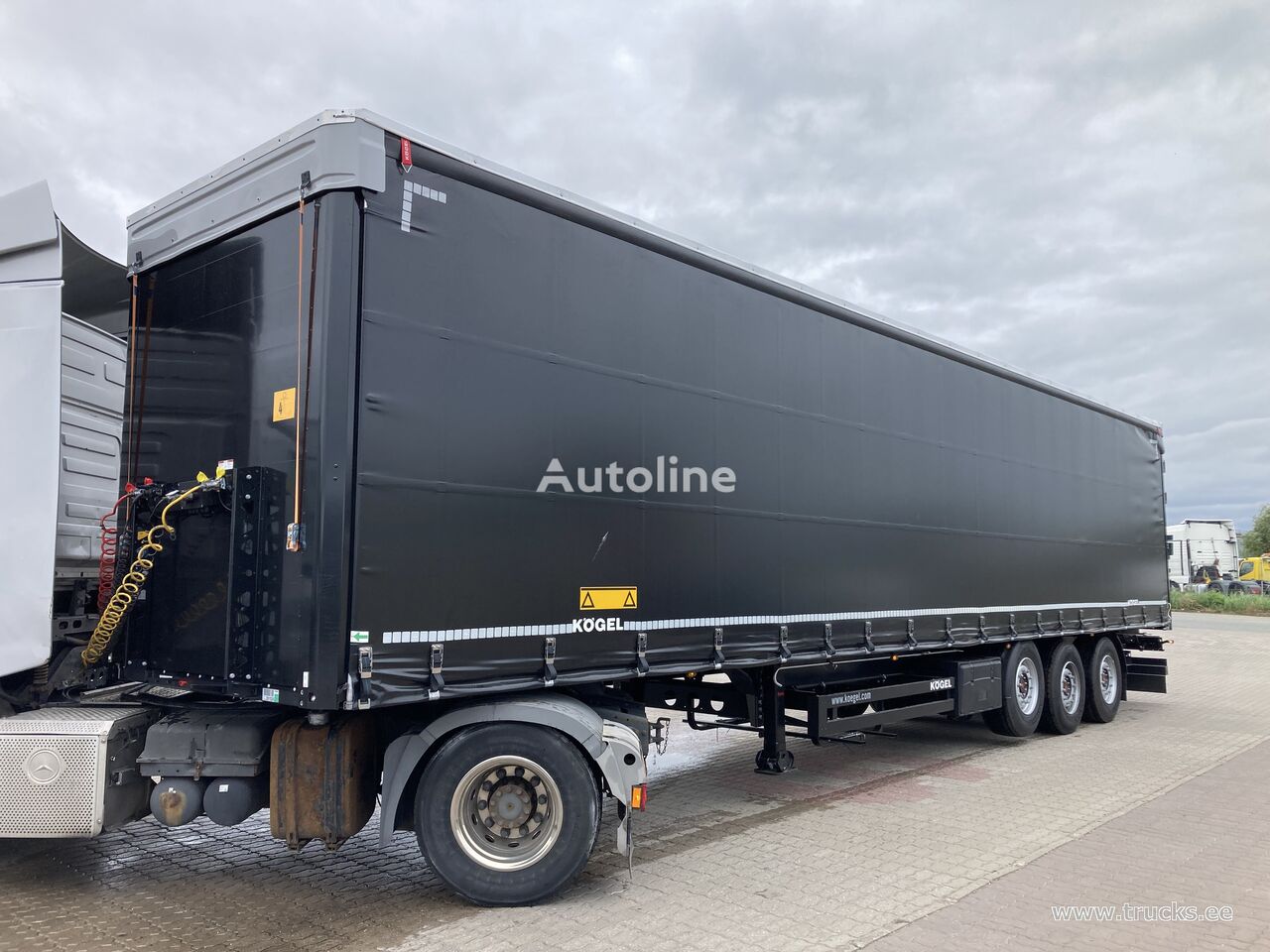 Kögel S24-1, NORDIC 6x2 AUTOLE curtain side semi-trailer