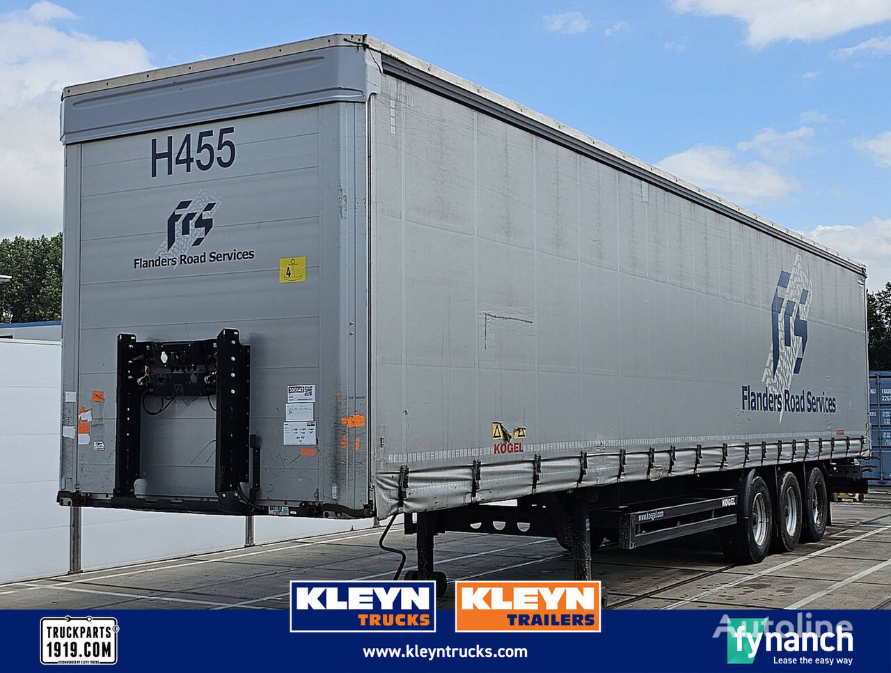 Kögel S24-1 bpw edscha code xl curtain side semi-trailer