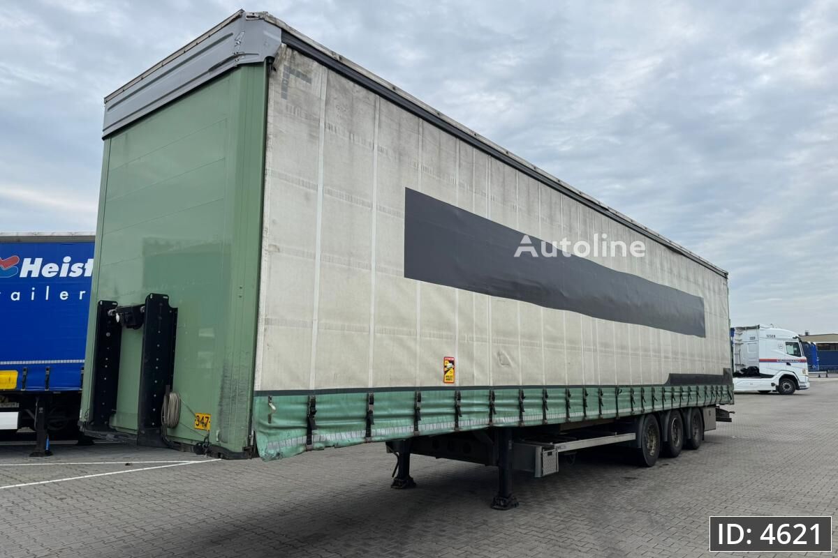 Kögel S24 / Mega / Disk brakes / Hard wooden floor curtain side semi-trailer