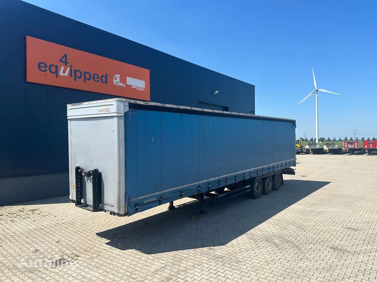 Kögel SAF INTRADISC, intern: 2.78m, NL-Trailer, APK: 04/2025 curtain side semi-trailer