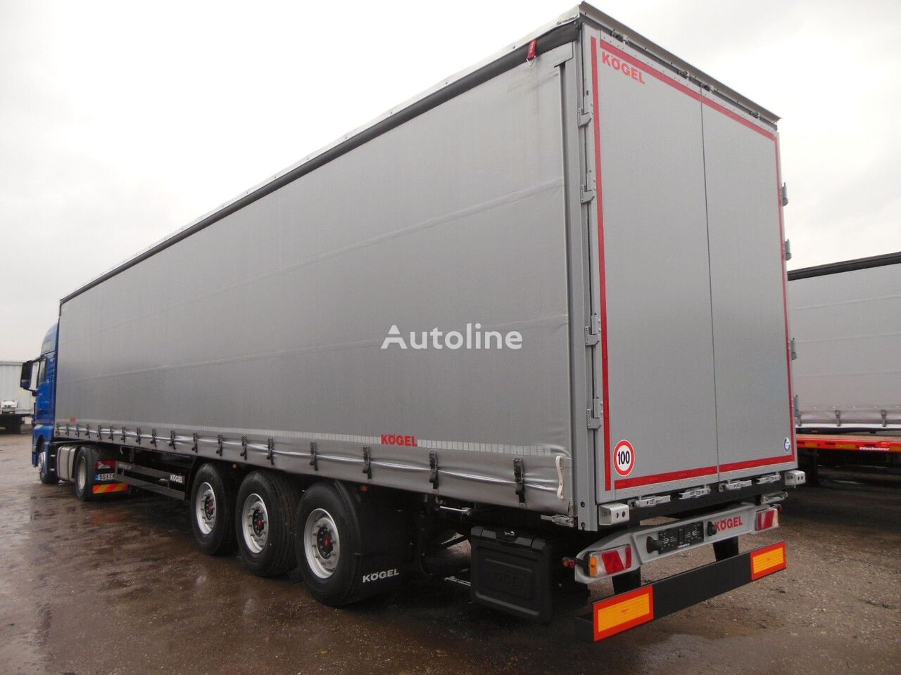 Kögel SN 24 curtain side semi-trailer