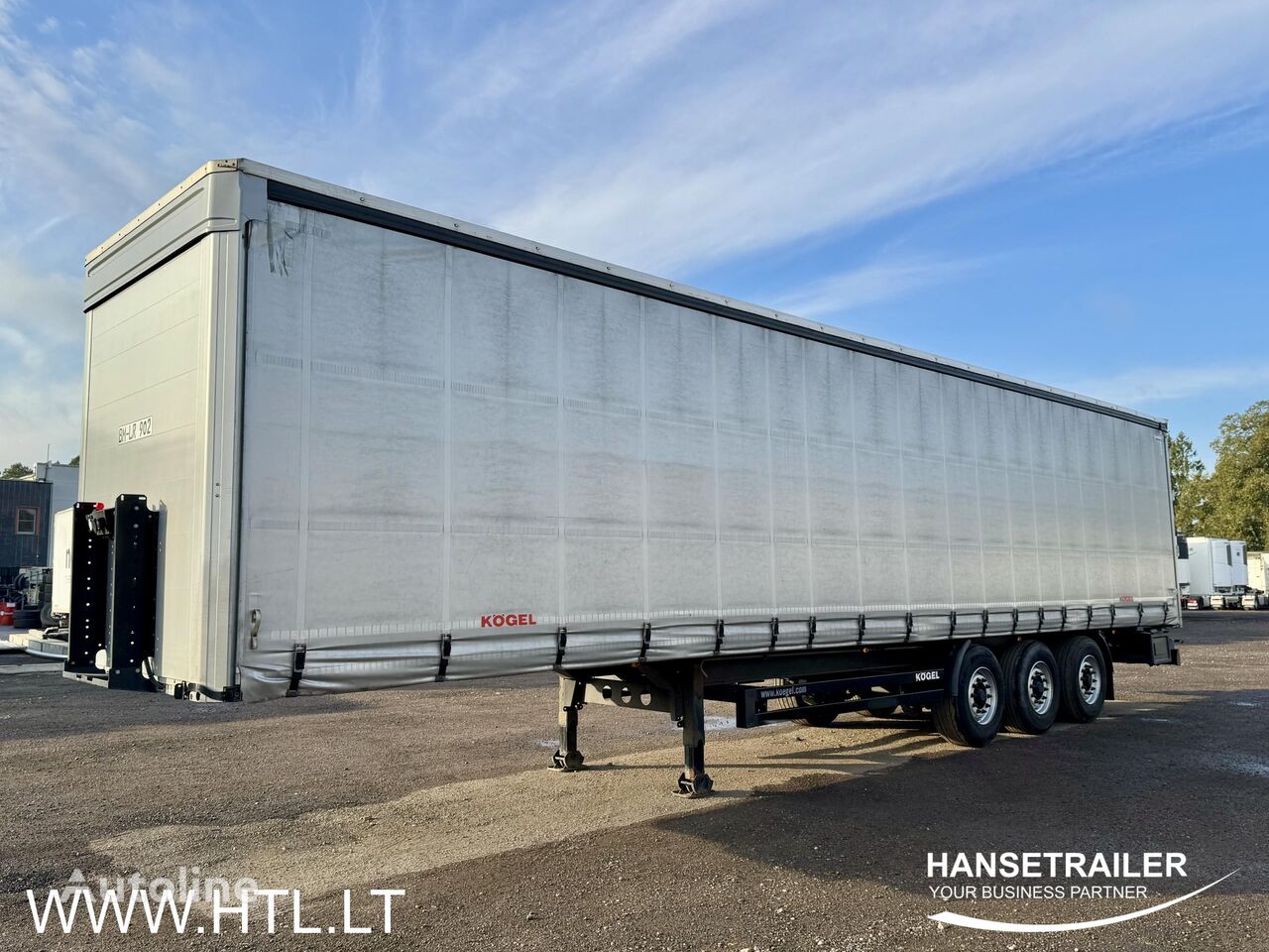 Kögel SN 24 Lift Axle curtain side semi-trailer