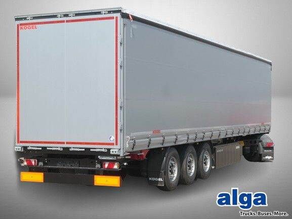 Kögel SN 24, Palettenkasten, Edscha, BPW, Luft-Lift curtain side semi-trailer