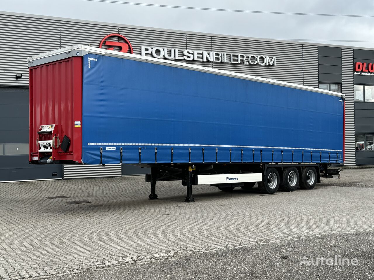 Krone curtain side semi-trailer