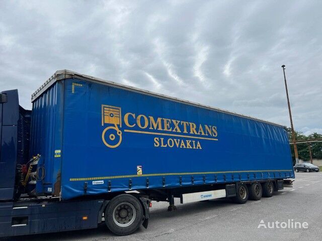 Krone curtain side semi-trailer