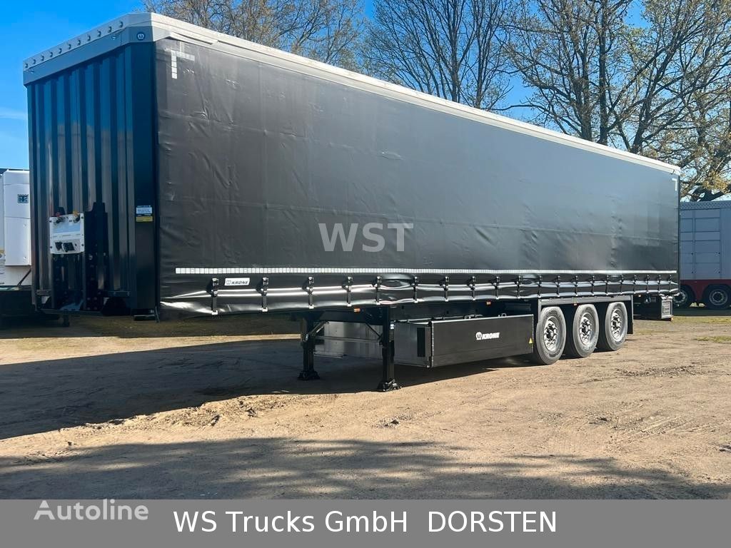 new Krone curtain side semi-trailer