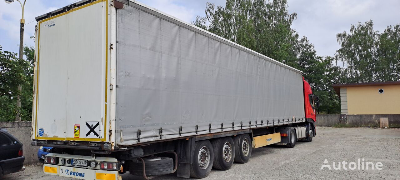 Krone curtain side semi-trailer