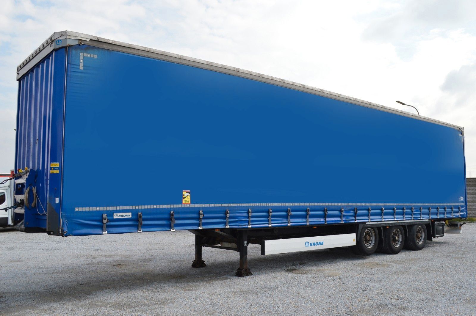 new Krone curtain side semi-trailer