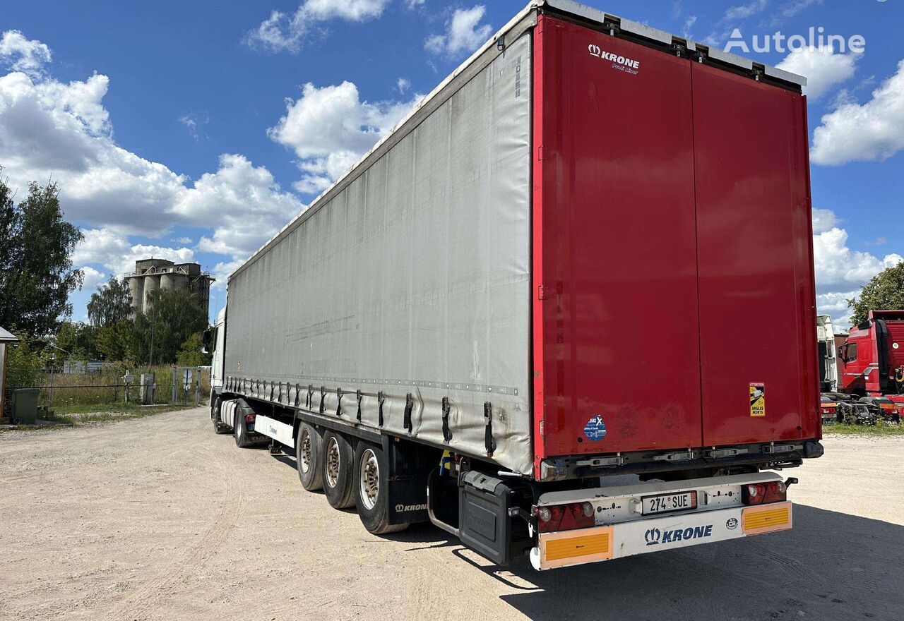 Krone curtain side semi-trailer