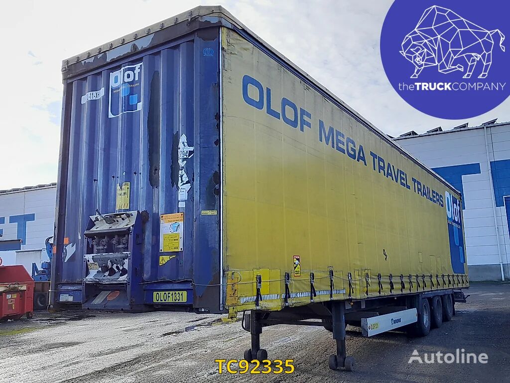 Krone curtain side semi-trailer