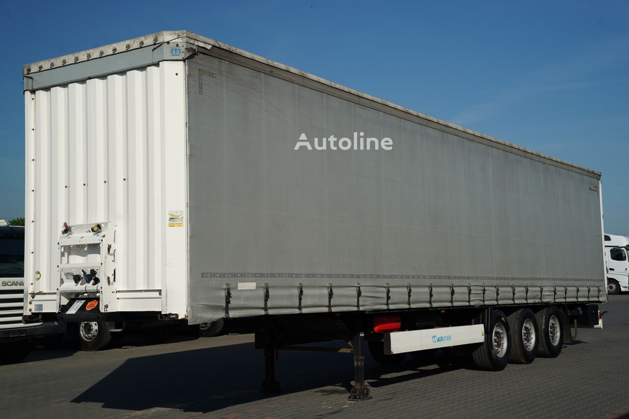 Semi-trailer dengan terpal samping Krone - Autoline