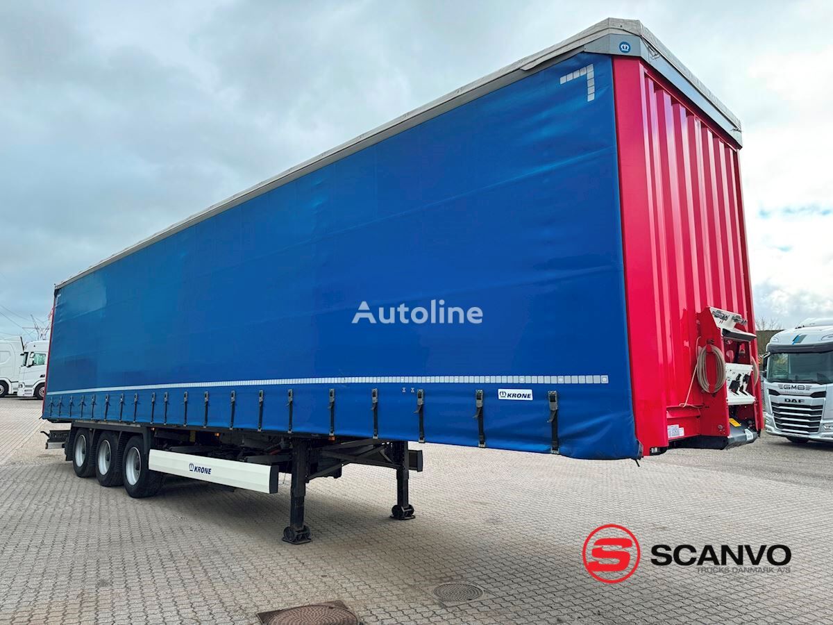 semirimorchio telonato Krone 13,6 mtr Sdp 27 Elp3 gardintrailer + hævetag