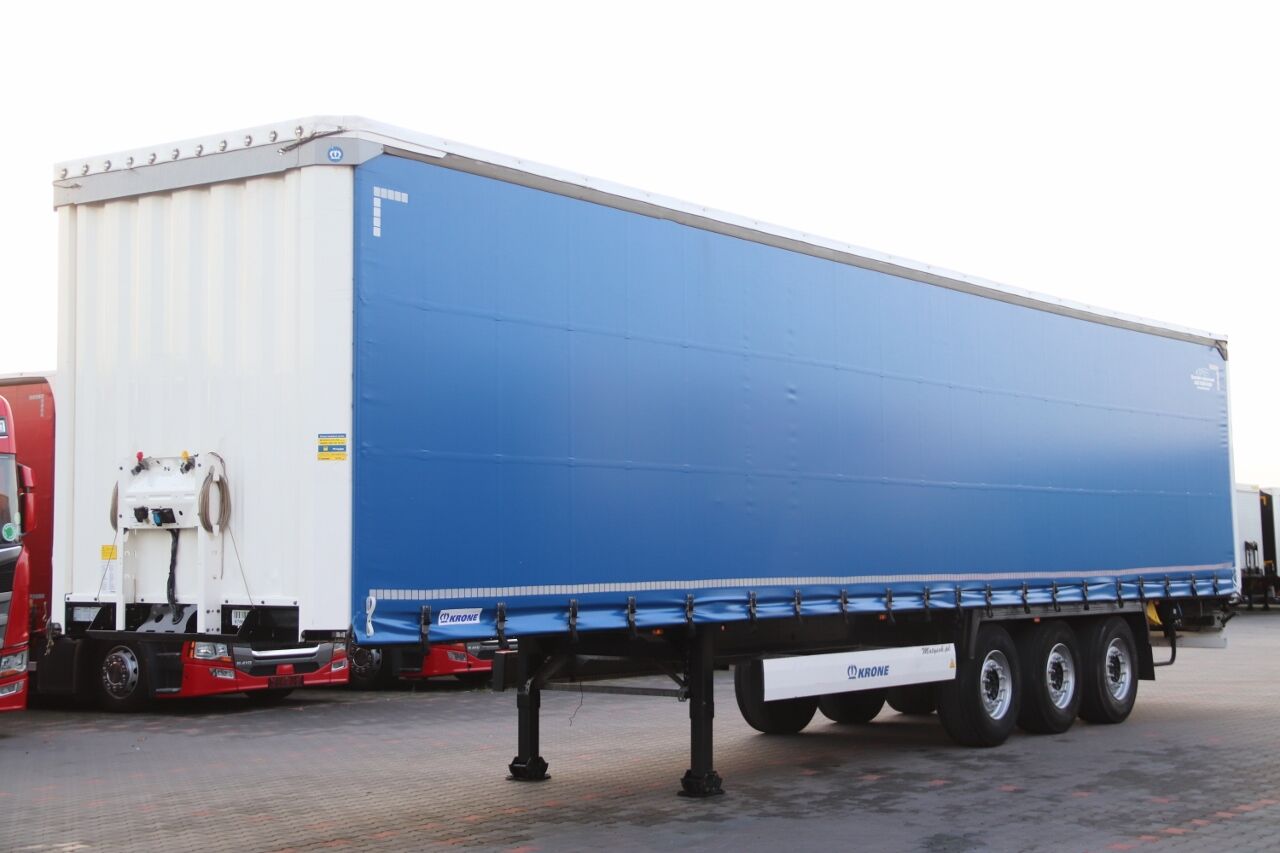 semi-reboque com cortina lateral Krone CURTAINSIDER / STANDARD / LIFTED ROOF / LIFTED AXLE / 2019 YEAR