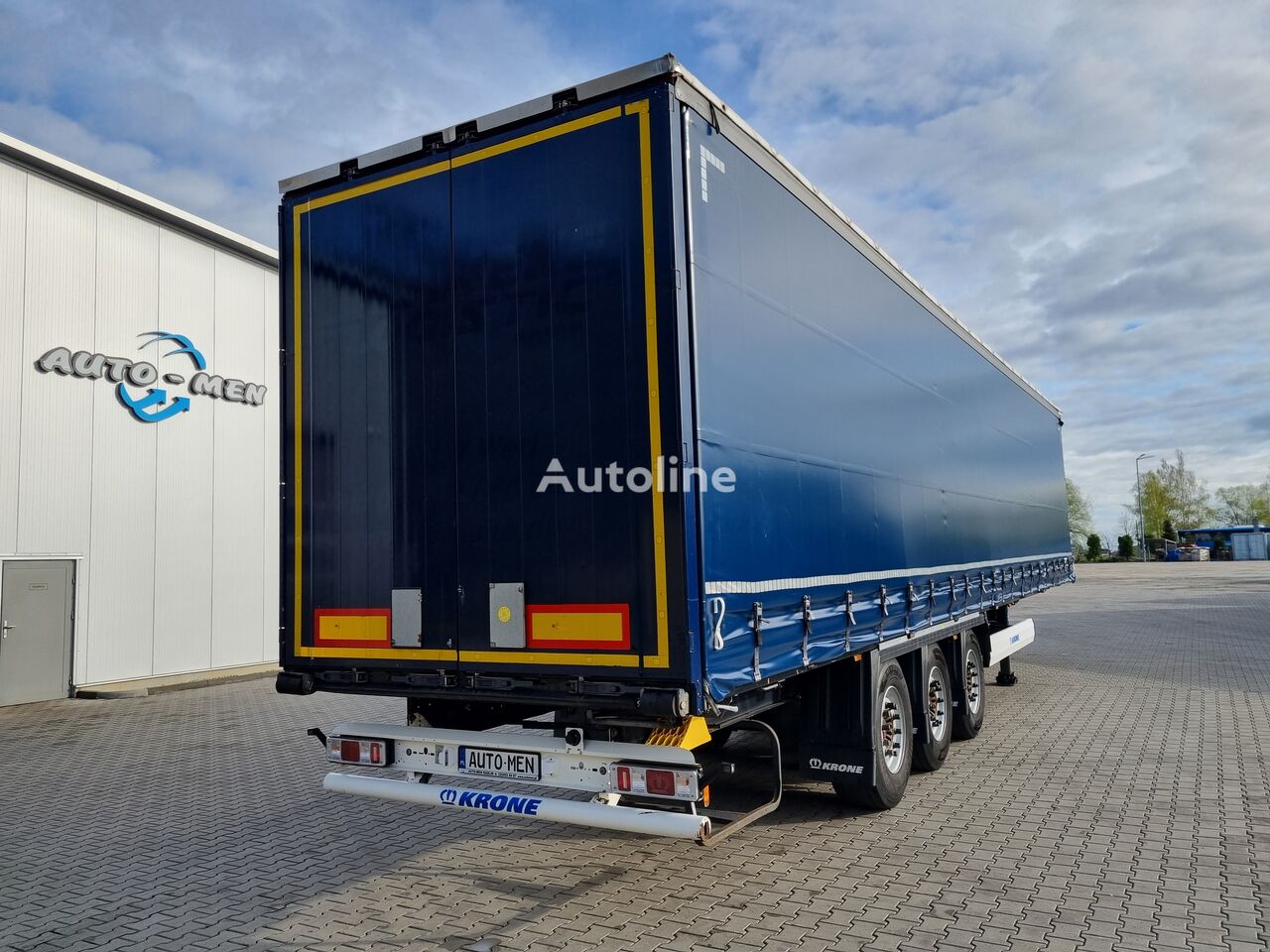 Krone Coil Liner Coil mulde mulda Liftachse SAF Standard curtain side semi-trailer