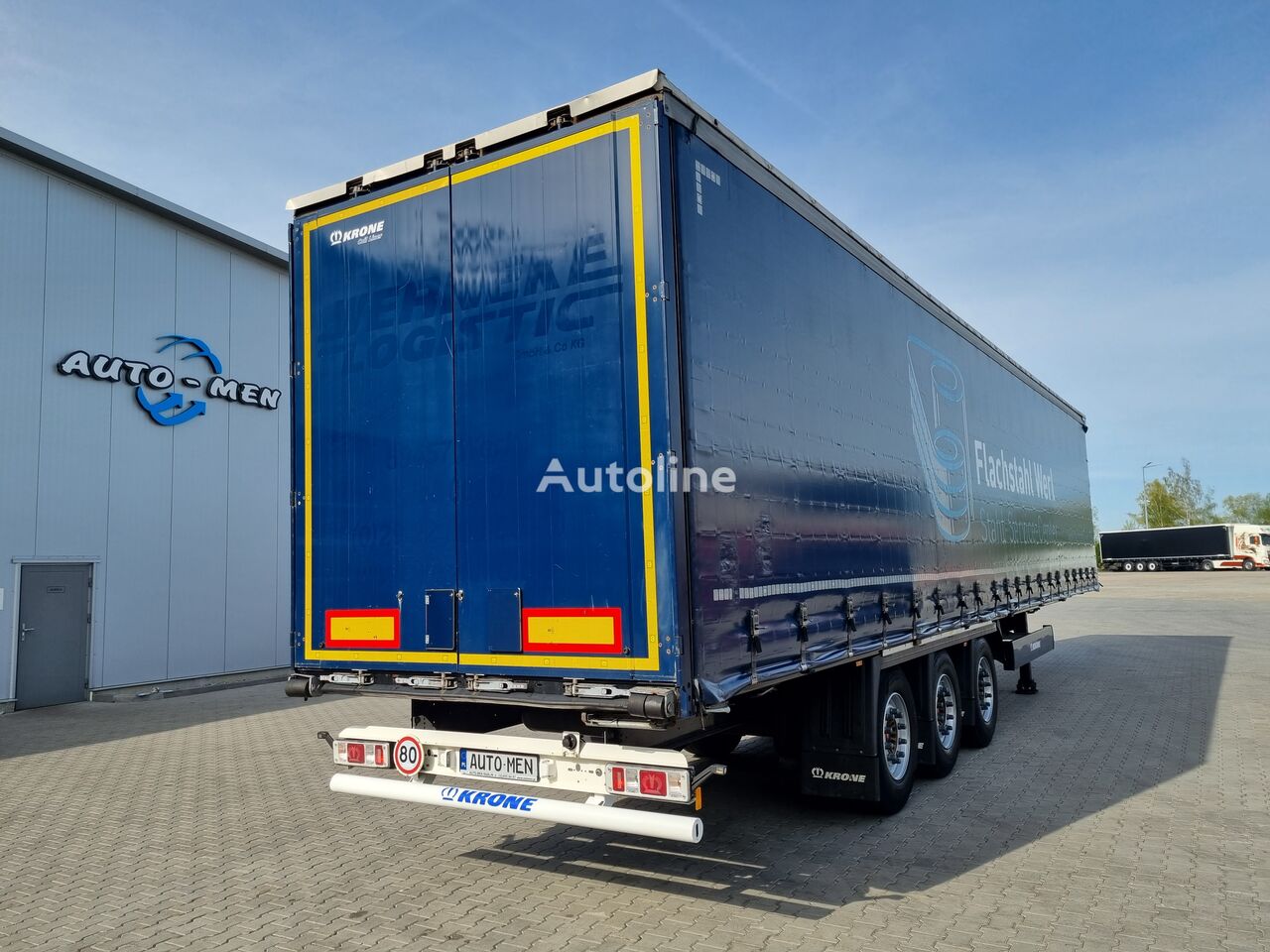 Krone Coil Liner Coil mulde mulda Liftachse SAF Standard curtain side semi-trailer